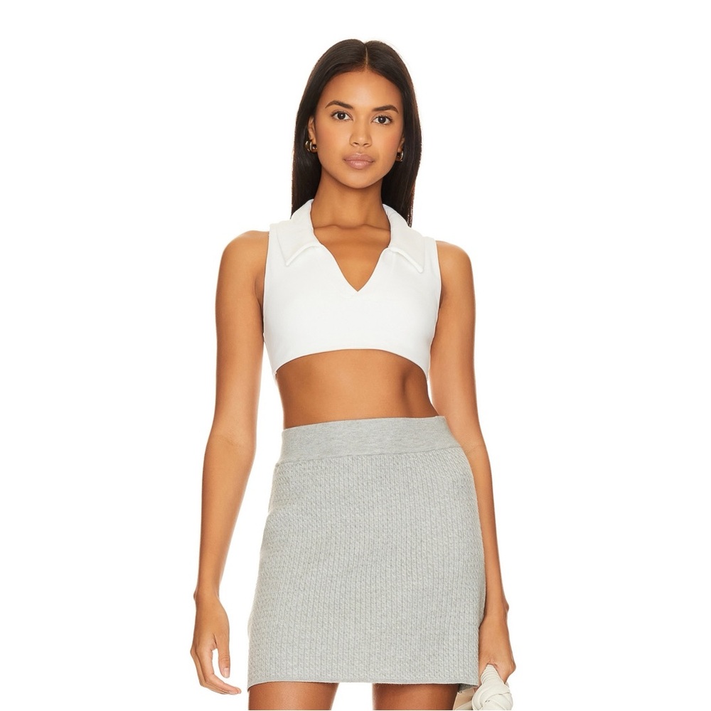 WeWoreWhat White Crop Top
